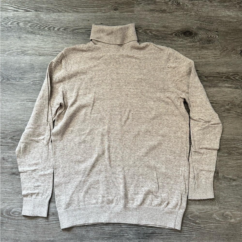 Men's Beige H&M Turtleneck Sweater